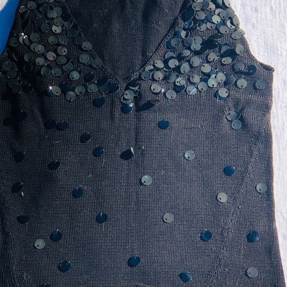 CHAIKEN**Beautiful Leather Emb. Top**Med. $445 - Picture 5 of 7